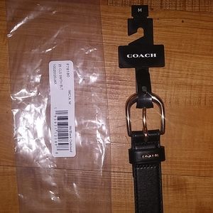 Authentic coach belt medium